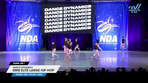 Dance Dynamics - Mini Elite Large Hip Hop [2025 Mini - Hip Hop - Large Day 1] 2025 NDA All-Star National Championship