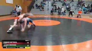 145 lbs Champ. Round 1 - Jayden Desmond, Sultan vs Connor Hettinga, Blaine