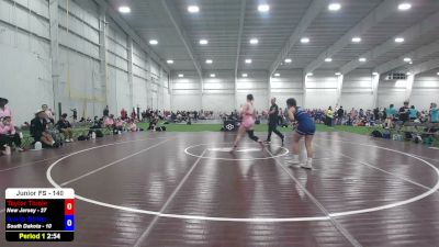 140 lbs Taylor Thiele, New Jersey vs Quinn Butler, South Dakota