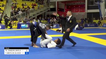 MYLES JOAQUIN JAVELOSA vs THIAGO BRITO DE OLIVEIRA 2024 World Jiu-Jitsu IBJJF Championship