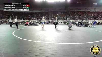 G5A-235 lbs Semifinal - Cynthya Love, Keifer-Girls vs Abagail Lacy, Oologah-Talala-Girls