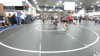 144 lbs Champ. Round 2 - Jacob Solano, Etiwanda vs Maguire Wilson, Liberty (Bakersfield)