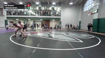 165 lbs Quarterfinal - Brendan Boyer, Christian Brothers Academy vs Finn Mckeon, St. Benedict`s Prep