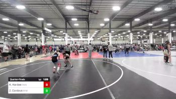 82 lbs Quarterfinal - Keaton Hardee, Ravage WC vs Zaydrian Cordova, Desert Dogs WC