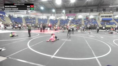 62 lbs Consolation - Julisa Franco, Duran Elite vs Maddox Vassar, Palmer Divide