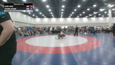 144 lbs Cons. Sub-quarters - Clint Legg, Spartan RTC@LHP vs Jayden Acomb, Curby