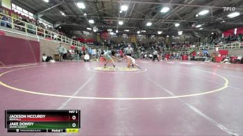 157 lbs 5th Place Match - Jake Dowdy, Union County vs Jackson Mccurdy, Roncalli