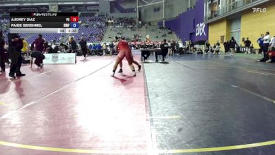 138 lbs Quarters & 1st Wb (16 Team) - Audrey Diaz, Pacific University vs Paige Gershmel, Simpson