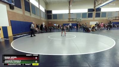 140lbs Cons. Round 5 - Addy Mendez, Sprague (Girls) vs Emily Stone, Hermiston (Girls)