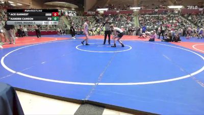 138 lbs Cons. Round 3 - Kanden Carson, PrimeTime Youth Wrestling vs Ace Earnest, Bauxite Mini Miners Wrestling