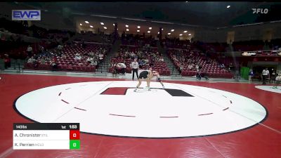 140 lbs Final - Adrianna Chronister, Stilwell High School Girls vs Kendra Perrien, McLoud