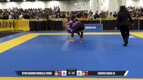 Lorenzo Garcia Jr vs Kevin Eduardo Borbolla Fierro 2025 World IBJJF Jiu-Jitsu No-Gi Championship