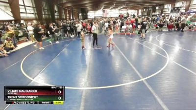 85 lbs Semifinal - Viliami Nau Rarick, Westlake vs Trent Sowsonicut, Cougars Wrestling Club