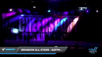 Brandon All-Stars - Sapphire [2022 L4 Senior - Medium] 2022 CHEERSPORT National Cheerleading Championship
