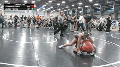 98 lbs Round 5 (4pm Saturday) - London Powell, Misfits vs Olivia Hernandez, POWA