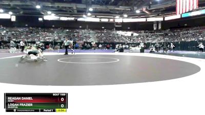 98 lbs Cons. Round 4 - Logan Frazier, Riverton vs Reagan Daniel, Rigby