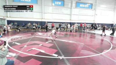 62 lbs Round Robin 5 - Kameron Crady, Gold Standard - YTH vs Nolan Hawes, EP Rattlers - YTH