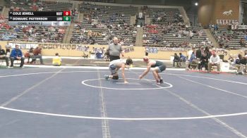 165 lbs Cons. Round 2 - Domanic Patterson, LaRue County vs Cole Jewell, Martin County High School