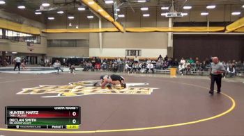 149 lbs Champ. Round 1 - Hunter Martz, Thiel College vs Declan Smith, Delaware Valley