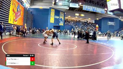 285 lbs Cons. Round 5 - Thomas Kellas, Blair Academy vs Eliedxander Jarquin-Torres, William Penn