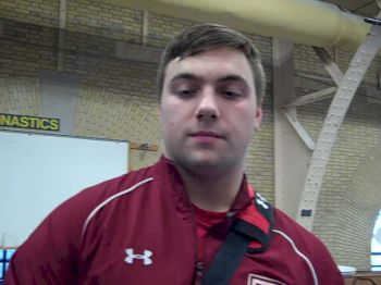 Temple Senior, Scott Haddaway, shares his reaction to Temple's cutting the men's gymnastics program