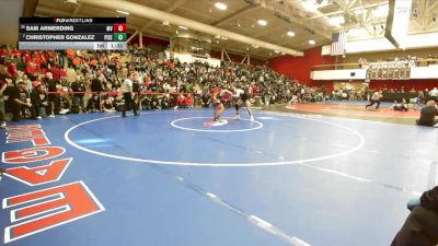 159 lbs Champ. Round 1 - Christopher Gonzalez, Pittsburg vs Sam Armerding, Monte Vista