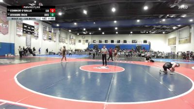 126 Boys Champ. Round 1 - Connor O`Balle, Carlsbad vs Jovanni Rios, Southwest (EC)