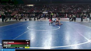 120 lbs Quarterfinal - Scout Santos, Mt. View vs Talen Eck, Thunder Ridge