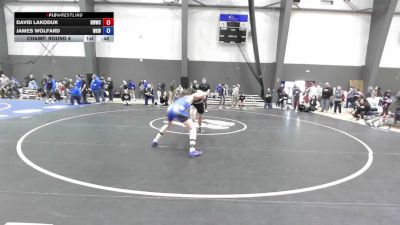 U14 FK - 140 lbs Champ. Round 4 - David Lakoduk, NWWC vs James Wolfard, West Kitsap WC