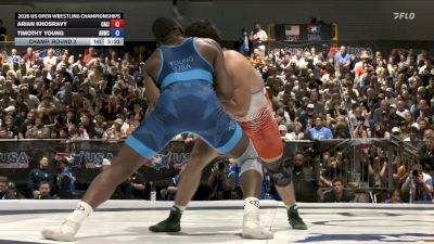 97 Finals kg Champ. Round 2 - Arian Khosravy, California vs Timothy Young, Army (WCAP)
