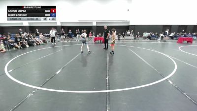 100 lbs Aaron Lopez, California Gold vs Jayce LeJeune, Ohio Scarlet