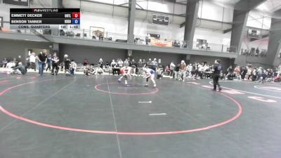 120 lbs Cons. Quarters - Emmett Decker, Outlaw vs Benson Tanner, USA Gold