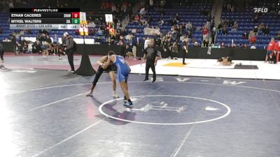 120 lbs Consi Of 8 #1 - Ethan Caceres, Shawsheen vs Mykel Walters, Salem, NH