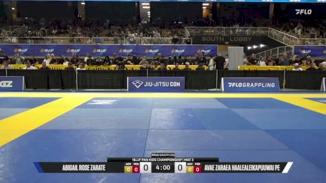 Abigail Rose Zarate vs Avae Zaraea Haalealeikapuuwai Pe 2026 Pan Kids Jiu-Jitsu IBJJF Championship