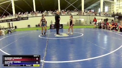 84 lbs Round 1 (8 Team) - Summer Crawley, Wisconsin vs Daphney Gomez, Arizona