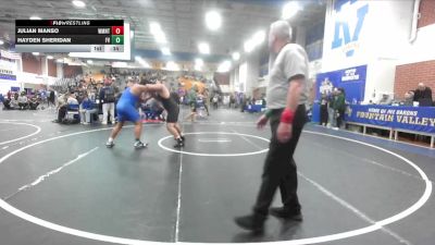 285 lbs Cons. Round 3 - Julian Manso, Westmont vs Hayden Sheridan, Fountain Valley