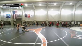 157 lbs Cons. Round 5 - Benjamin Marshall, Springville vs Caleb Gull, Wasatch
