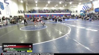 126 lbs Quarterfinal - Eian Schwecke, Moscow vs Jaiden Peak, West Valley (Spokane)