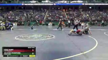 3 lbs Cons. Round 1 - Keaton Crawford, Union Pines vs Cole Hunt, Jacksonville