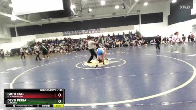 130 lbs Quarterfinal - Deysi Perea, El Monte vs Faith Call, El Camino Real