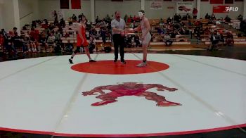 132 lbs Round 5 (6 Team) - Bentley Underhill, Hill City HS vs Cahlan Kaberline, Onaga HS