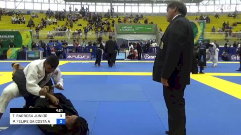 TELMO BARBOSA JUNIOR vs PEDRO FELIPE DA COSTA ALELUIA 2023 Brasileiro Jiu-Jitsu IBJJF