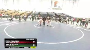 136 lbs Cons. Round 3 - Cody Crandell, Wayne Wrestling Club vs Aaron Agosti, Club Not Listed