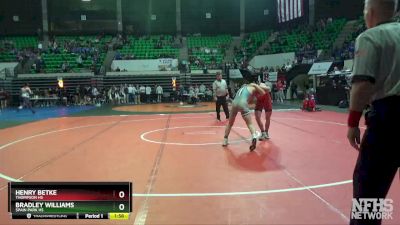 7A 144 lbs Semifinal - Bradley Williams, Spain Park HS vs Henry Betke, Thompson HS