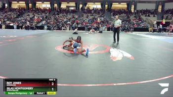 138-4A/3A Cons. Round 1 - Silas Montgomery, Springbrook vs Roy Jones, Reservoir