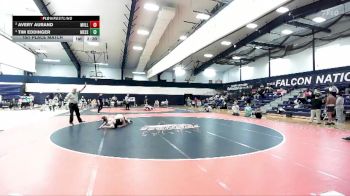 184 lbs 1st Place Match - Tim Eddinger, Messiah vs Avery Aurand, Millersville
