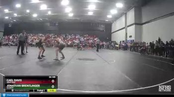 3A 145 lbs 3rd Place Match - Cael Davis, West Oak vs Jonathan Brentlinger, Gilbert