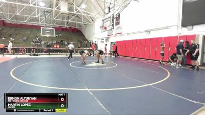 125 lbs Champ. Round 1 - Edmon Altunyan, Rio Hondo College vs Martin Lopez, Cuesta