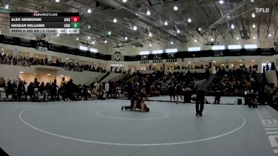 132 lbs Semis & 3rd Wb (16 Team) - Hassan Williams, Eastside Hs vs Alex Nerbonne, St Pius X School