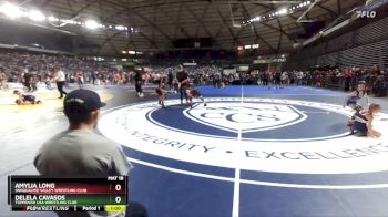 63 lbs Cons. Round 3 - Delela Cavasos, Toppenish USA Wrestling Club vs Amylia Long, Snoqualmie Valley Wrestling Club